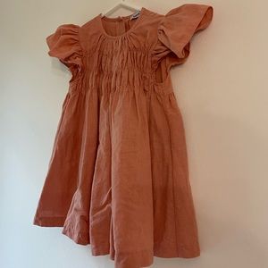 Girls Linen Dress Purchased Childrensalon